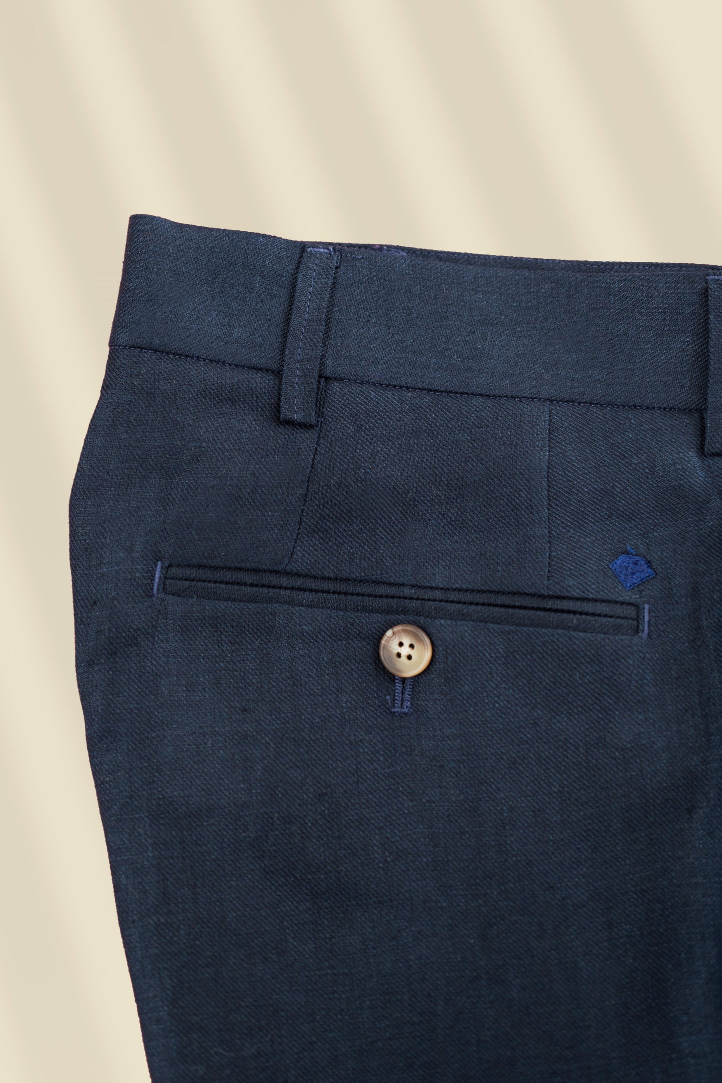 Pantalón Lino Deep Sea