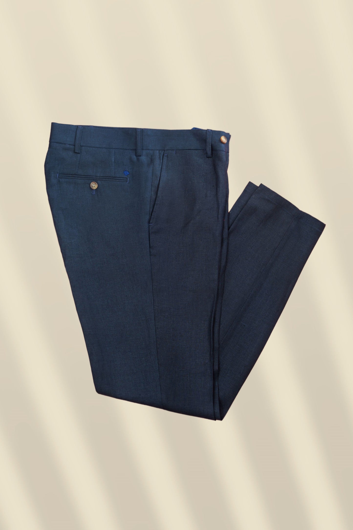 Pantalón Lino Deep Sea