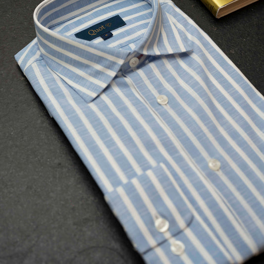 Camisa Not Linen Azul Clara