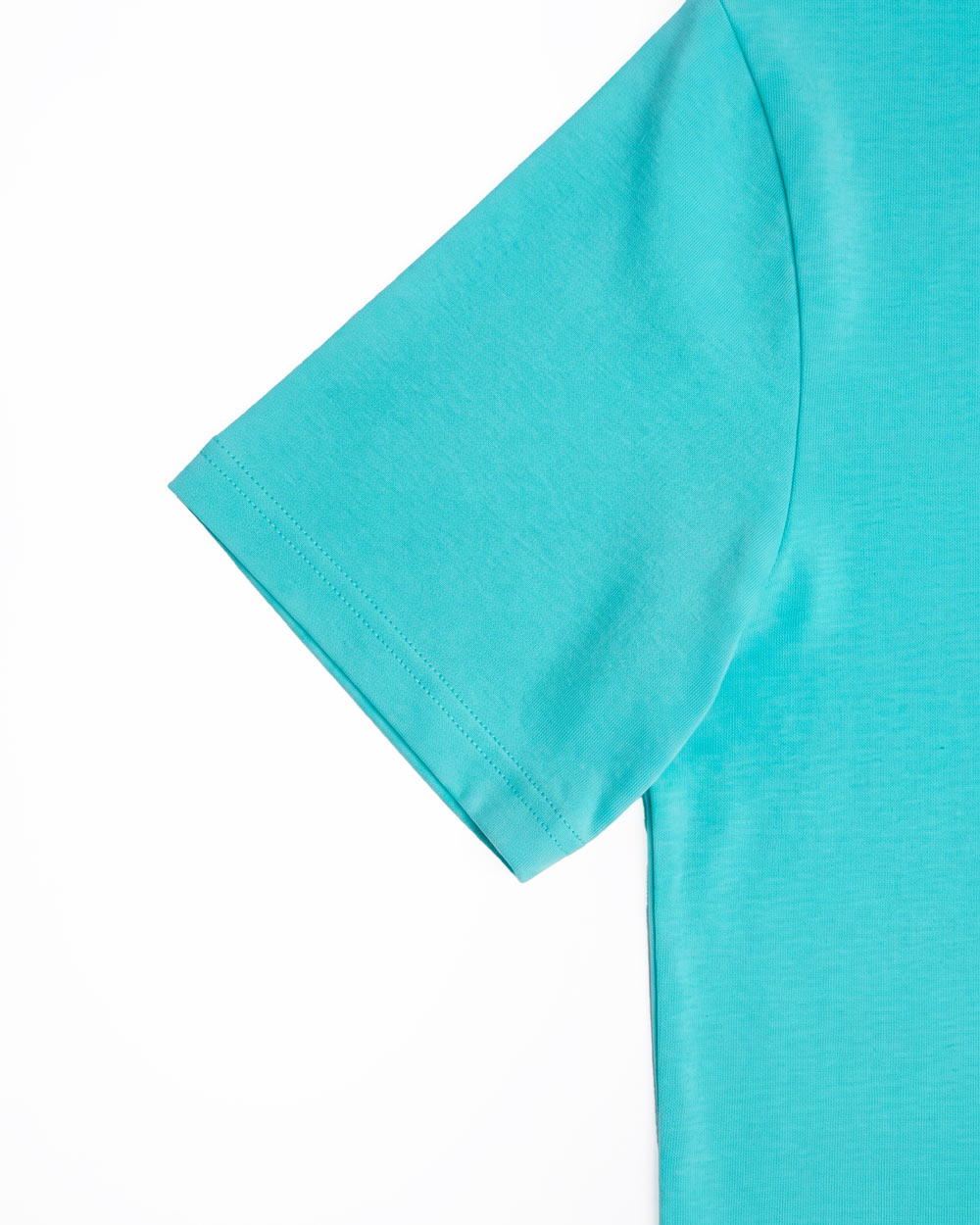 Camiseta de Algodón Premium Aguamarina