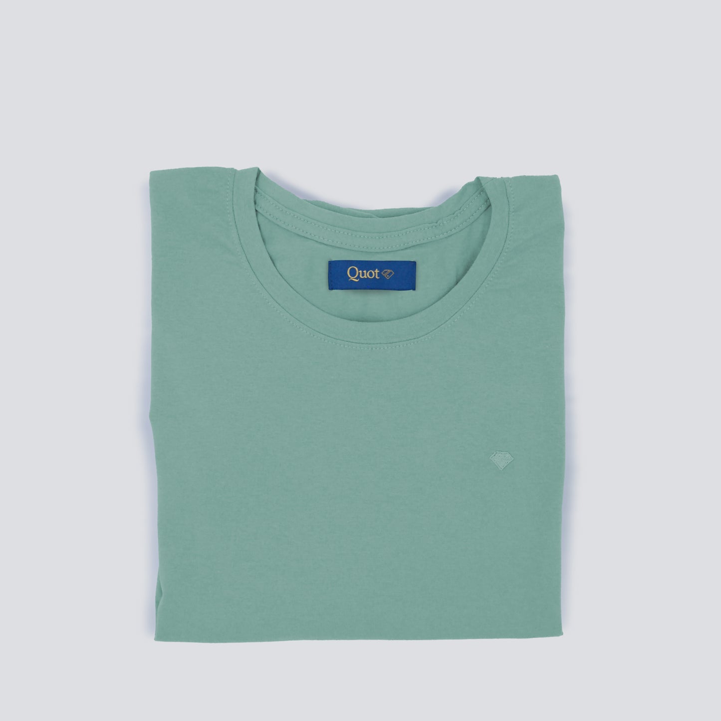 Camiseta algodón premium - Verde mint