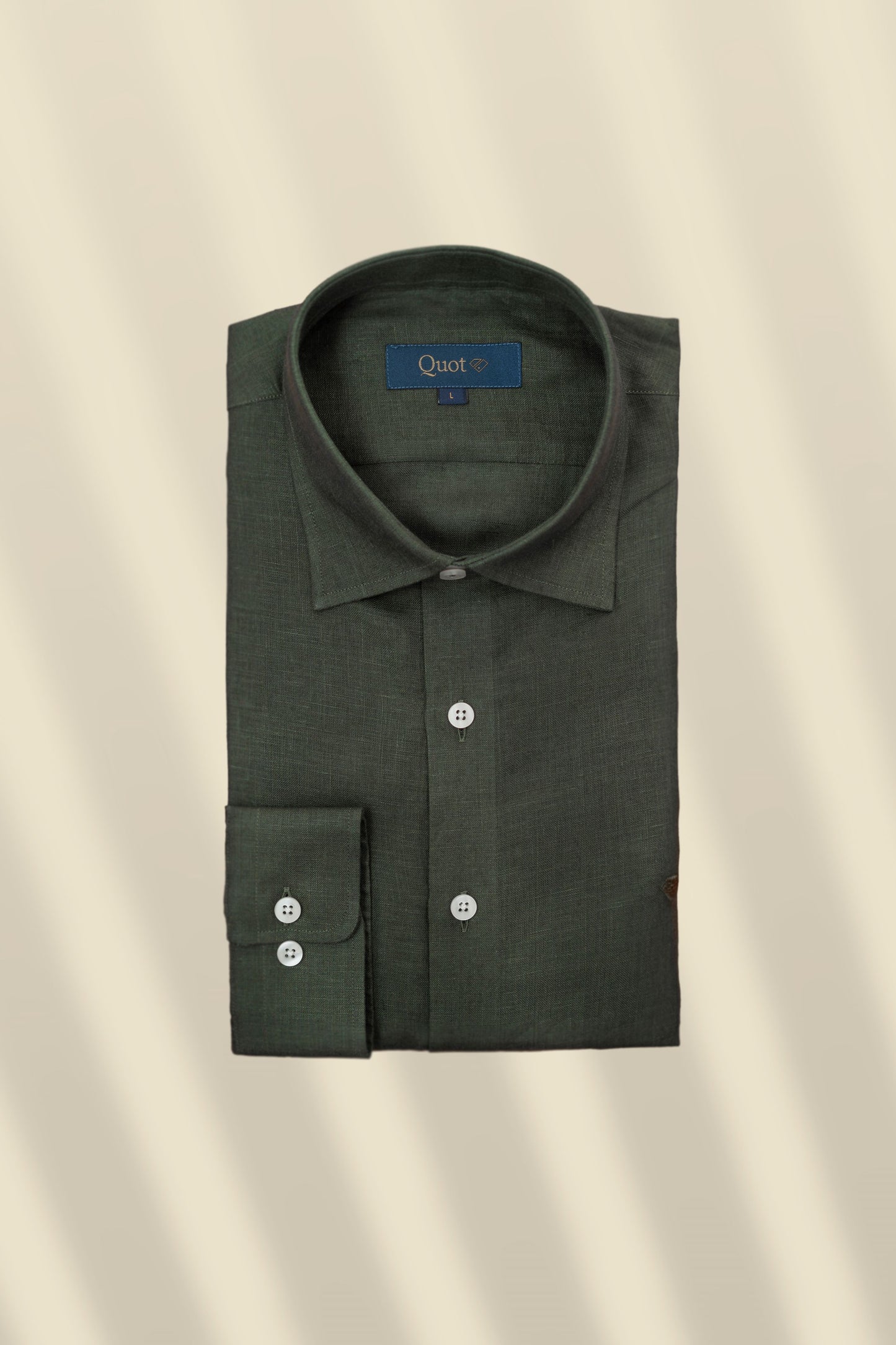 Camisa Lino Olive