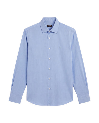 Camisa de Algodón Premium Azul Claro