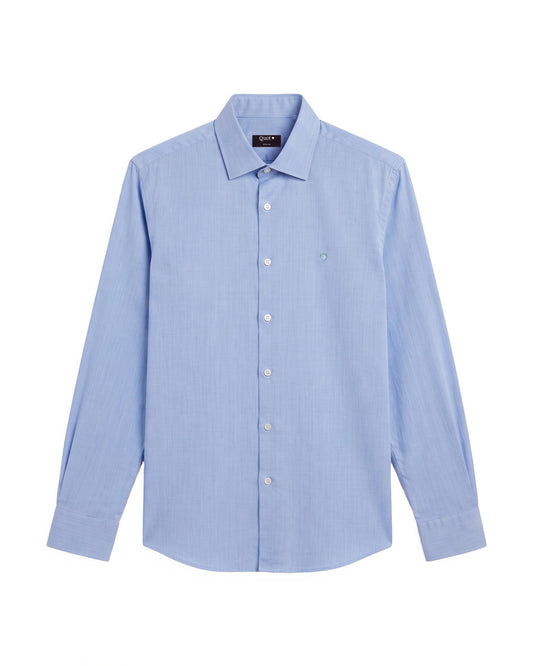 Camisa Algodón Azul Claro