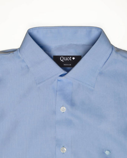 Camisa de Algodón Premium Azul Claro
