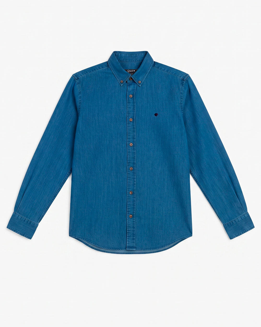 Camisa de Algodón Premium Denim