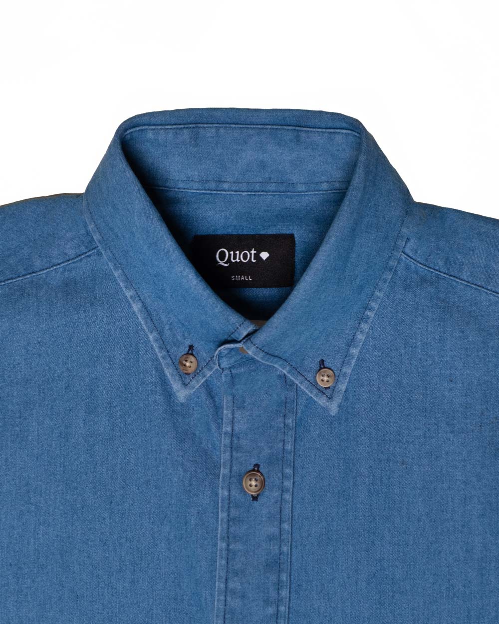 Camisa de Algodón Premium Denim