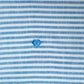 Camisa de Algodón Premium Horizontal Azul