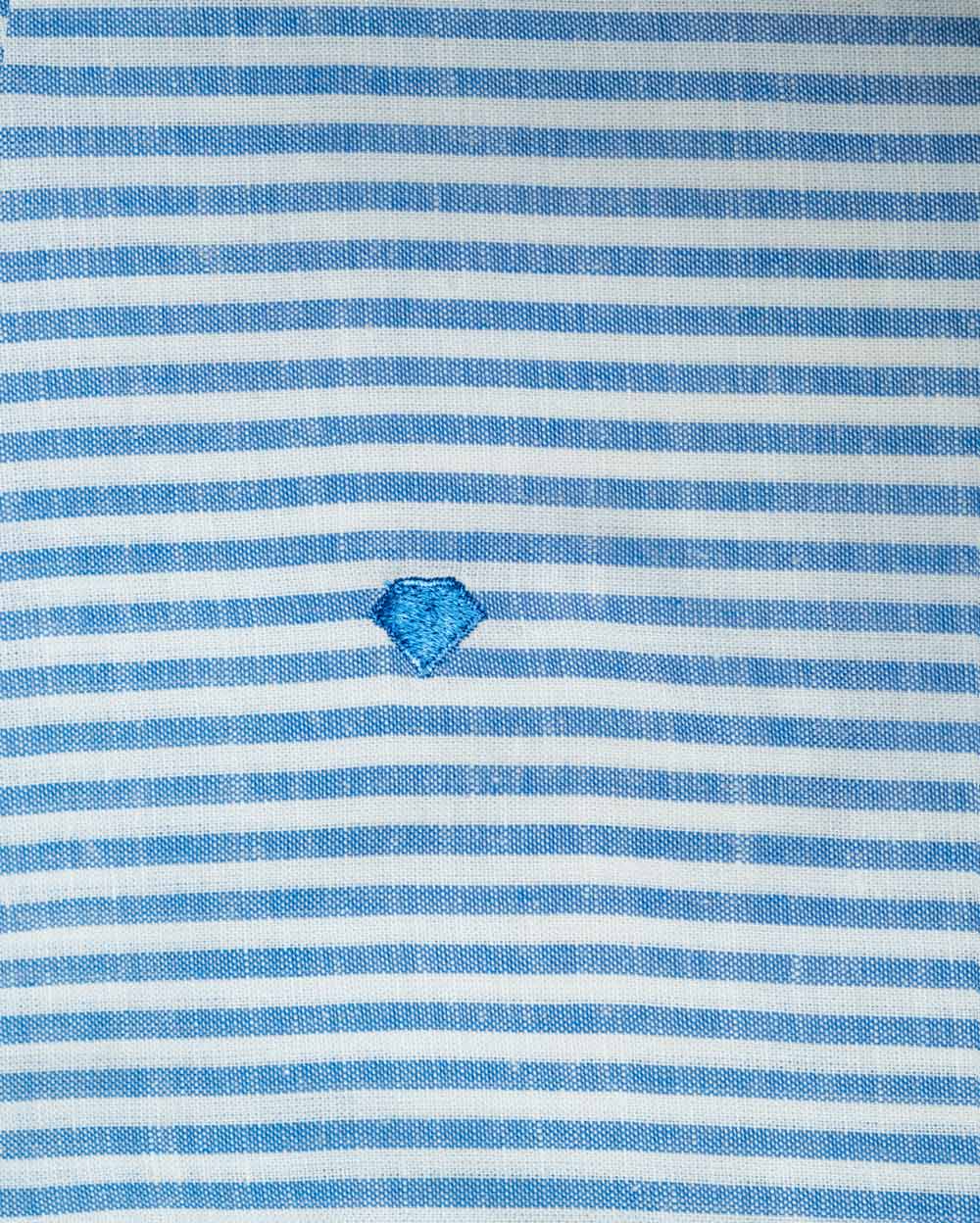 Camisa de Algodón Premium Horizontal Azul