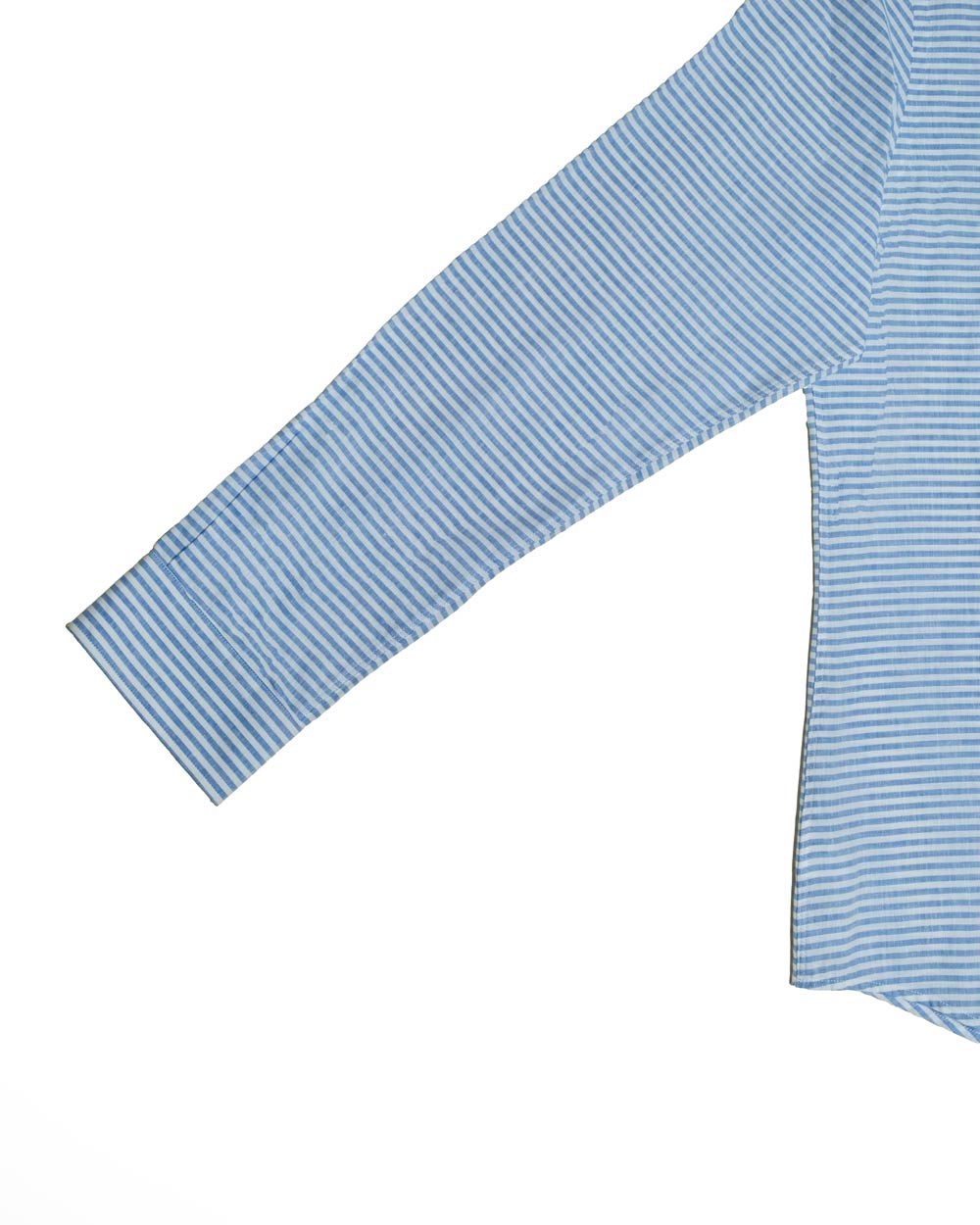 Camisa de Algodón Premium Horizontal Azul