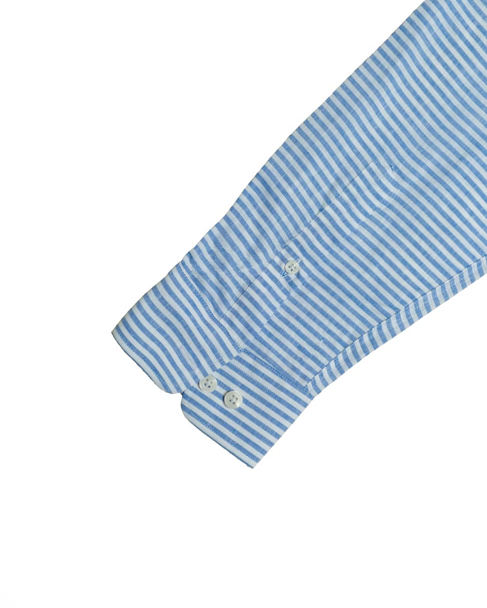 Camisa de Algodón Premium Horizontal Azul