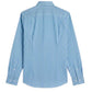 Camisa de Algodón Premium Look Linen Azul Verde