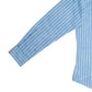 Camisa de Algodón Premium Look Linen Azul Verde