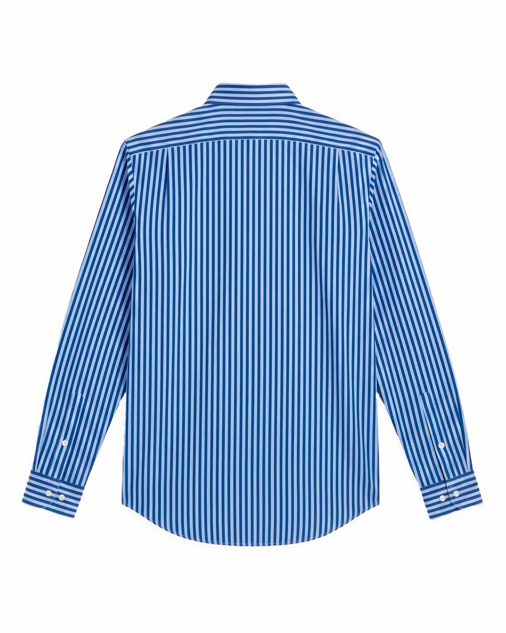 Camisa de Algodón Premium Raya Gruesa Azul