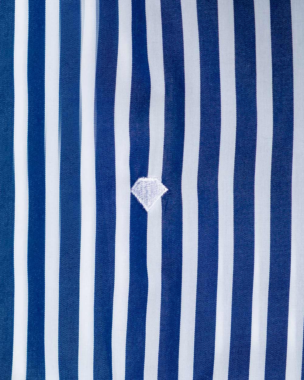 Camisa de Algodón Premium Raya Gruesa Azul