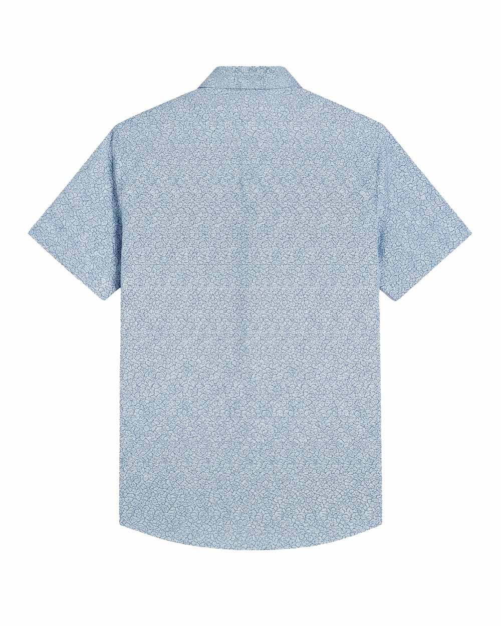 Camisa de Algodón Premium Manga Corta Flores