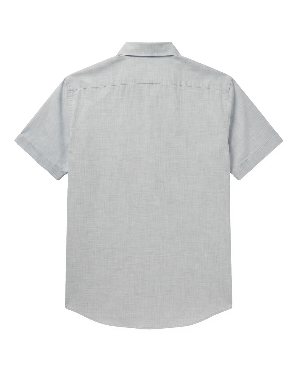 Camisa de Algodón Premium Manga Corta Gris