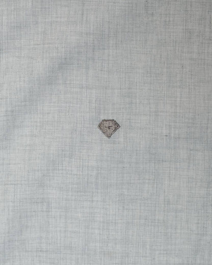 Camisa de Algodón Premium Manga Corta Gris