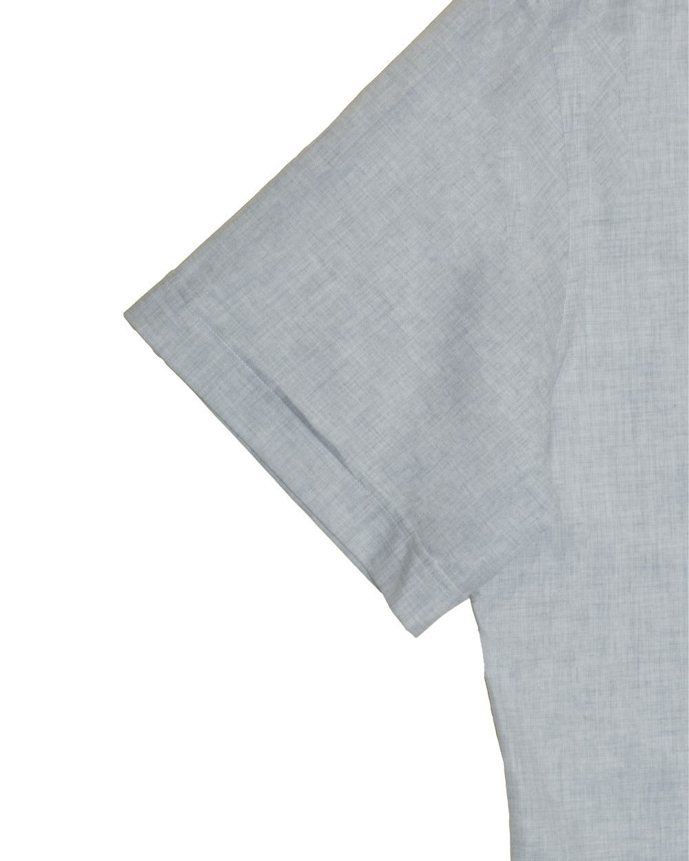 Camisa de Algodón Premium Manga Corta Gris