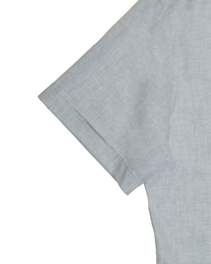 Camisa de Algodón Premium Manga Corta Gris