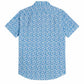 Camisa de Algodón Premium Manga Corta Hojas