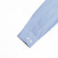 Camisa de Algodón Premium Raya Delgada Azul