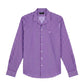 Camisa de Algodón Premium Raya Morada