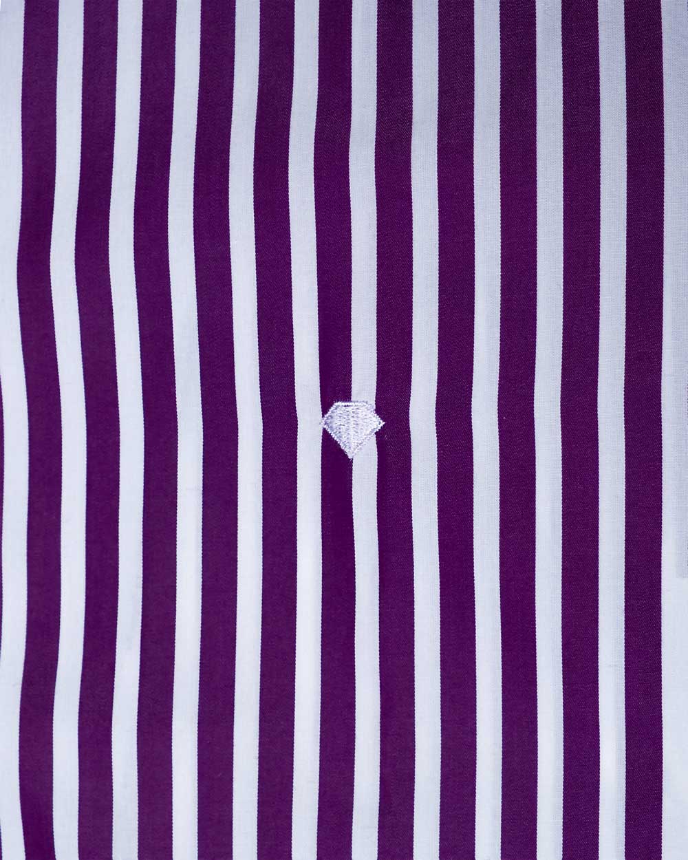Camisa de Algodón Premium Raya Morada
