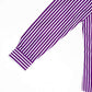 Camisa de Algodón Premium Raya Morada