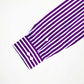 Camisa de Algodón Premium Raya Morada