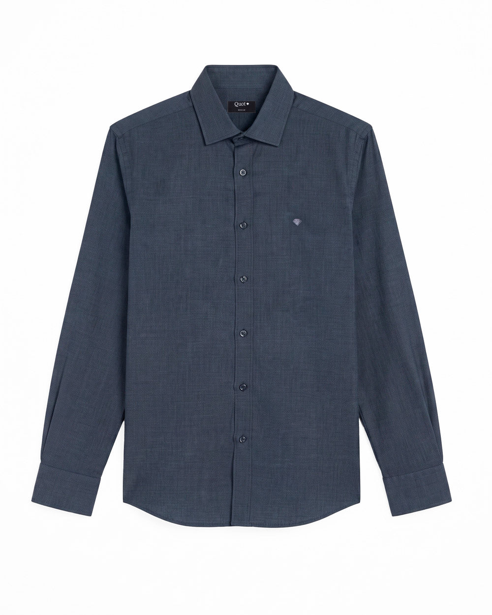 Camisa de Algodón Premium Soft Touch Gris