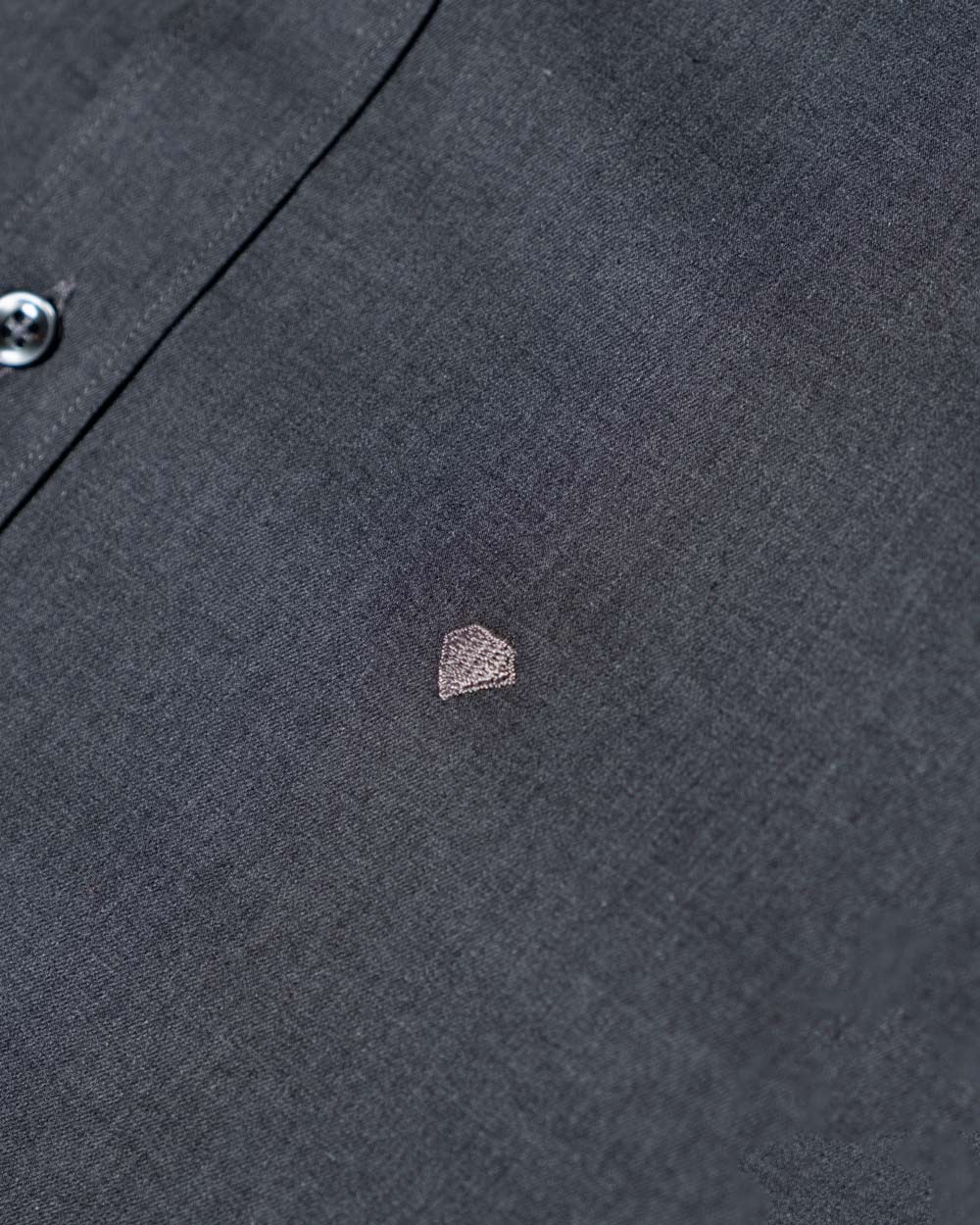 Camisa de Algodón Premium Soft Touch Gris