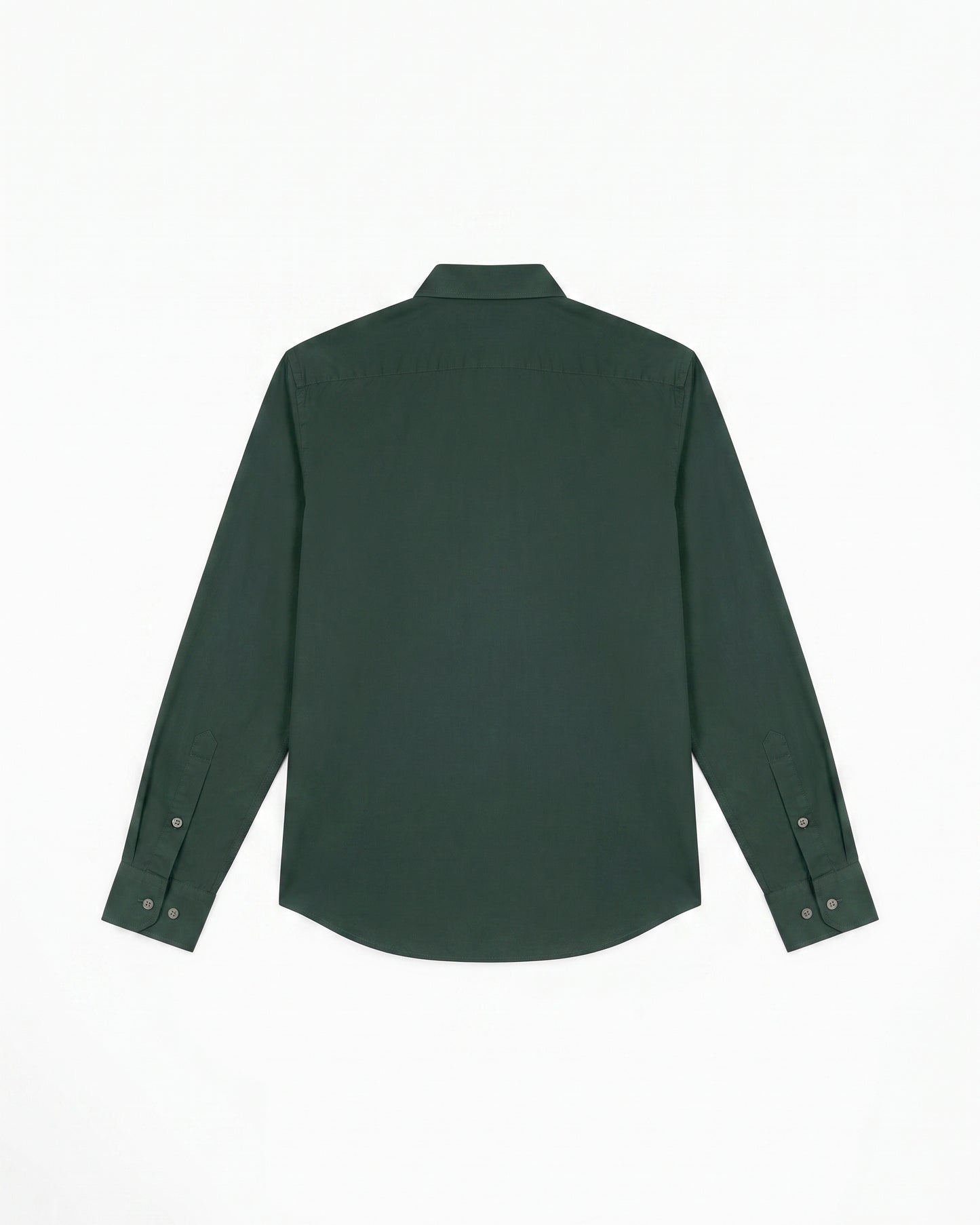 Camisa Algodón Verde Pino