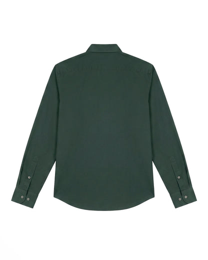 Camisa de Algodón Premium Verde Pino