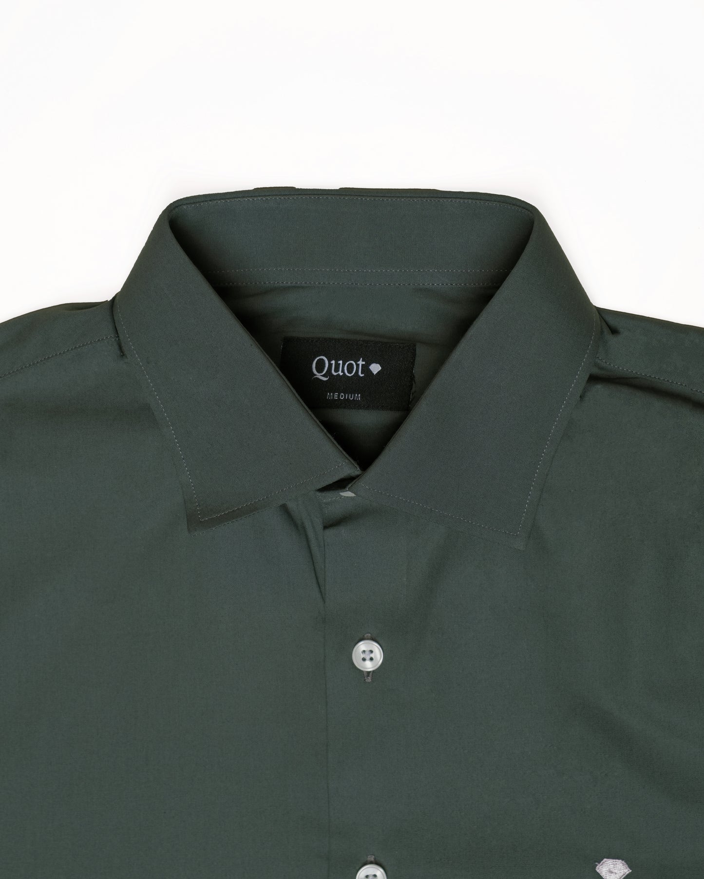 Camisa Algodón Verde Pino