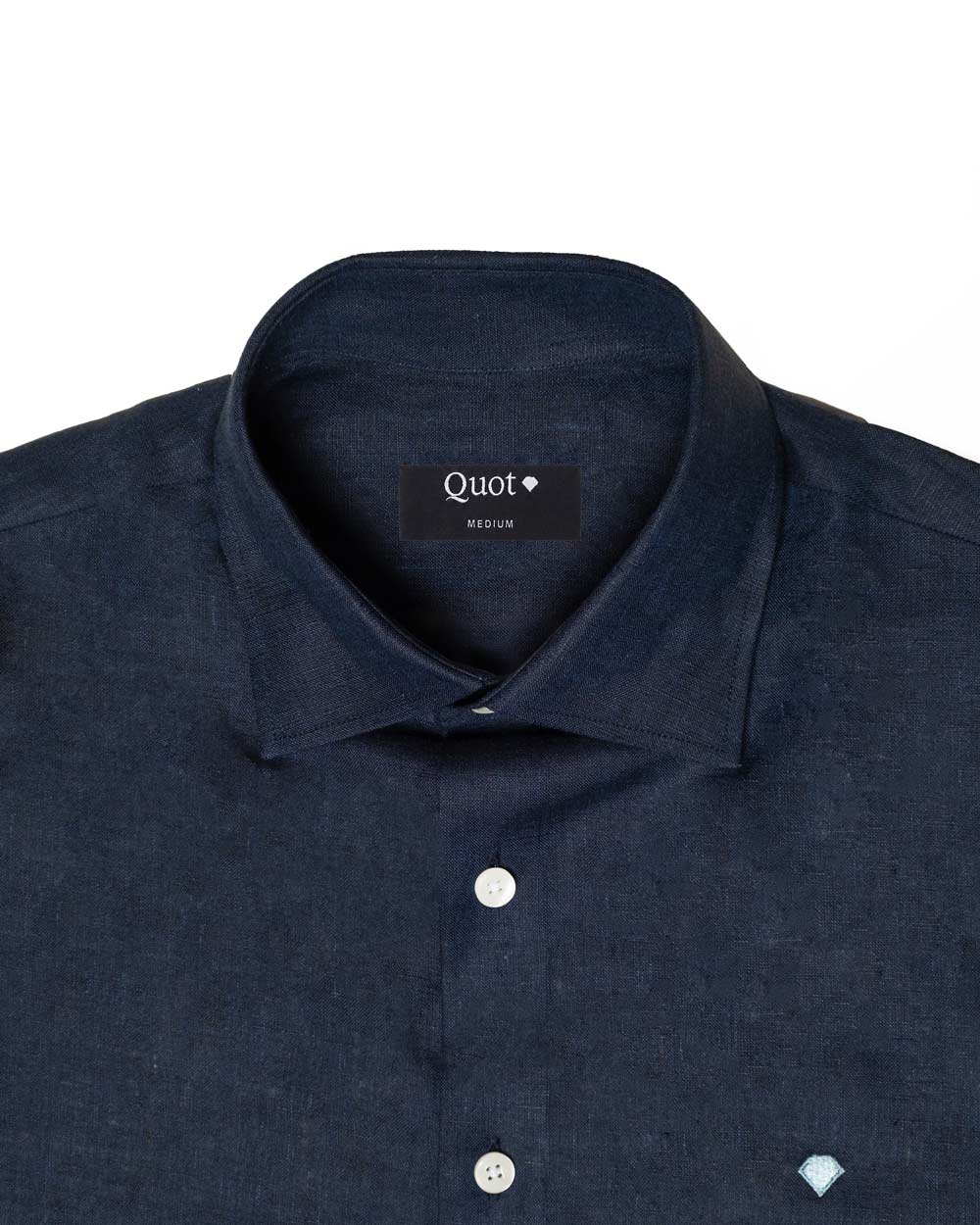 Camisa Lino Premium Deep Sea 100% Natural