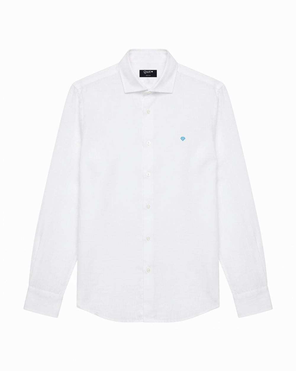 Camisa Lino Premium Blanca 100% Natural