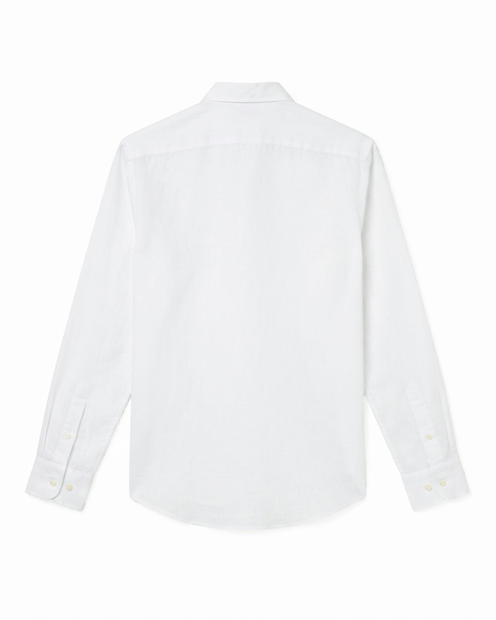 Camisa Lino Premium Blanca 100% Natural