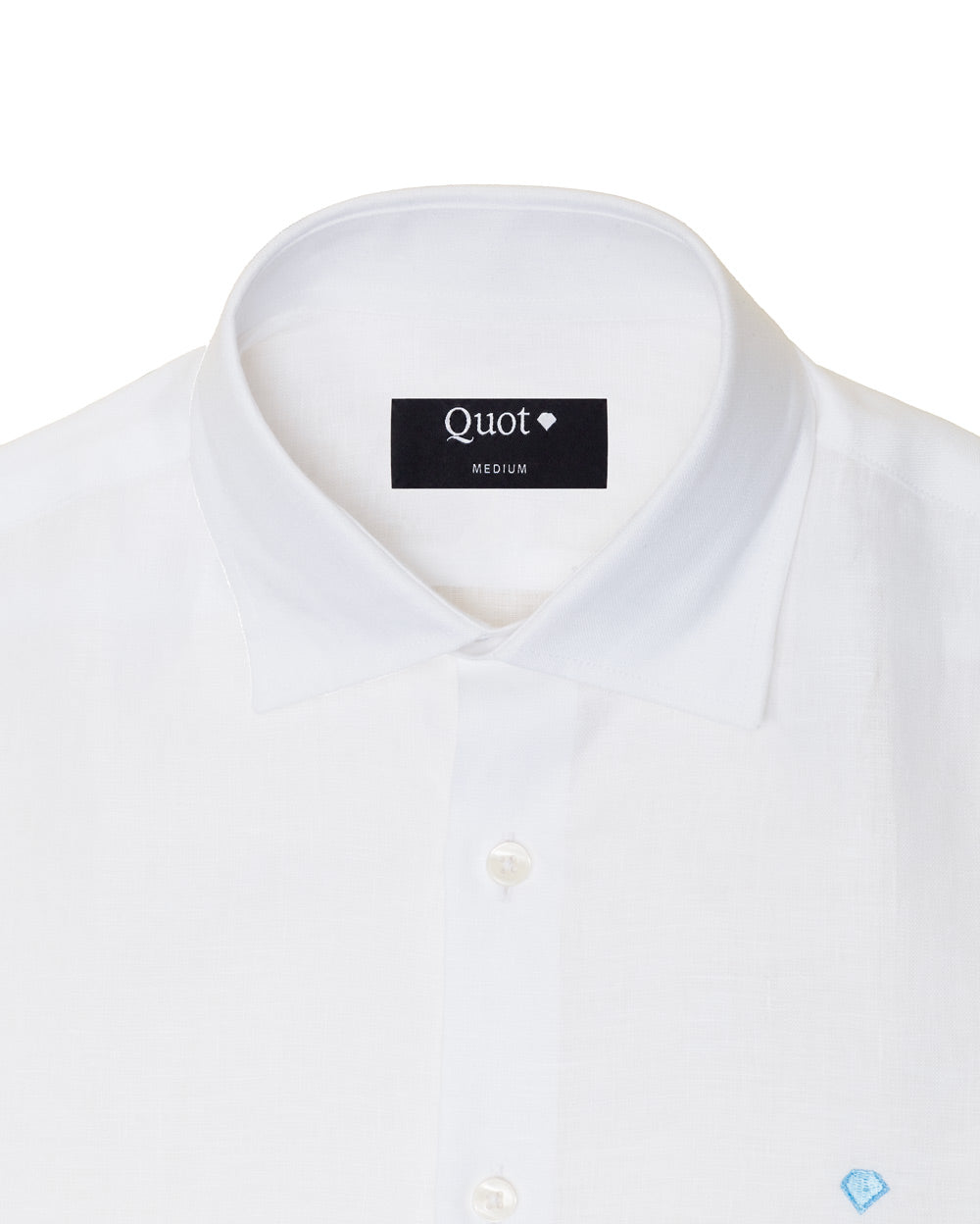 Camisa Lino Premium Blanca 100% Natural
