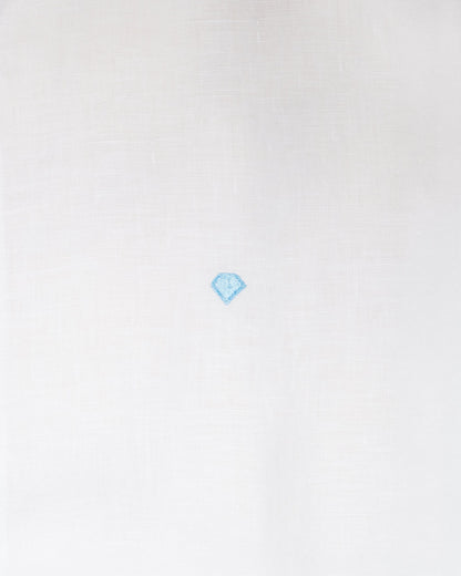 Camisa Lino Premium Blanca 100% Natural