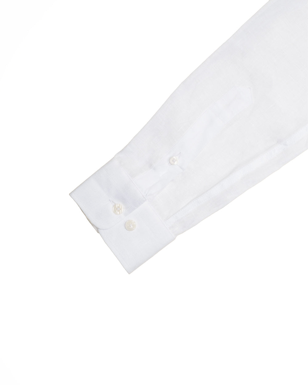 Camisa Lino Premium Blanca 100% Natural