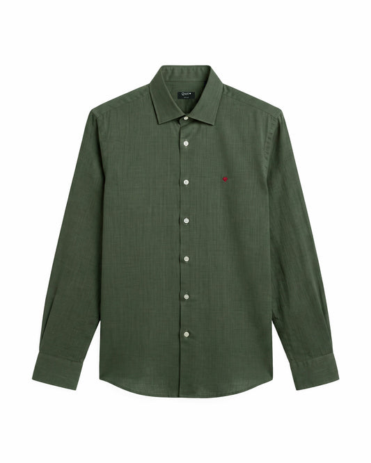 Camisa Lino Olive 100% Natural
