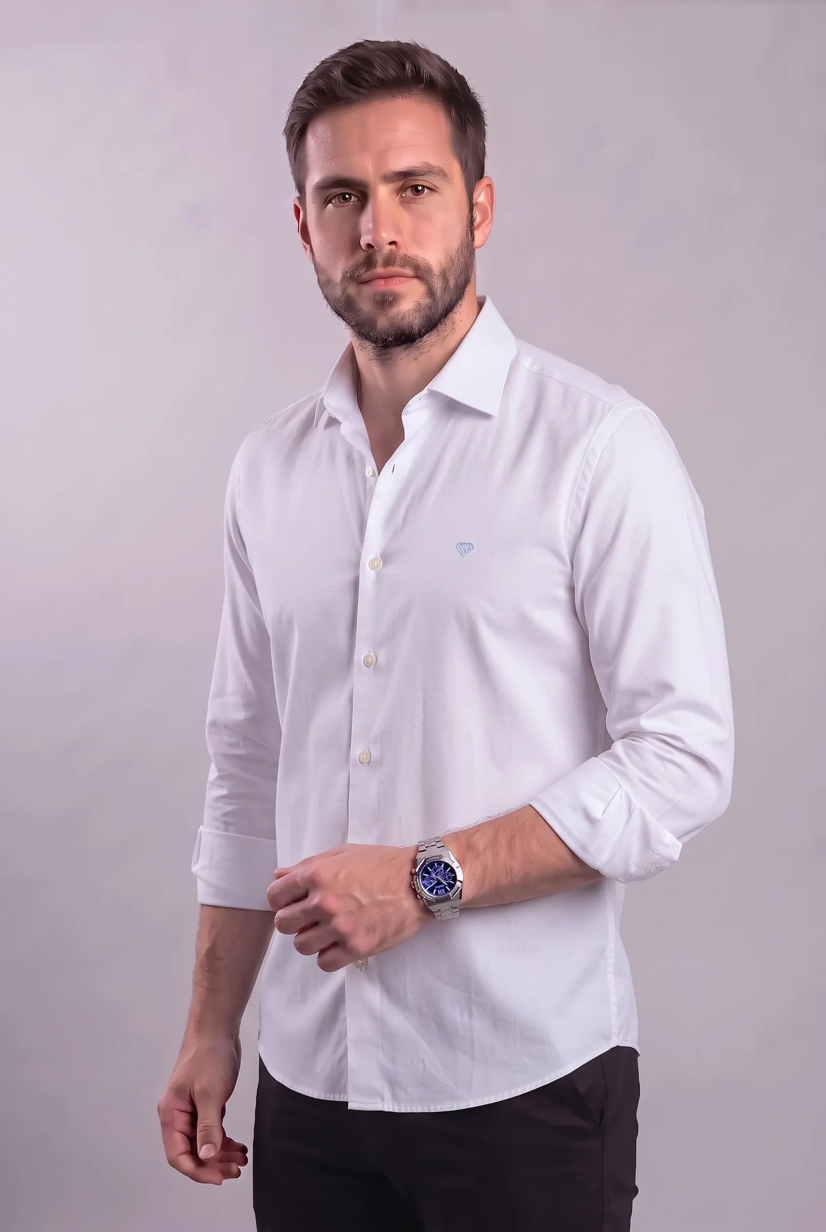 Camisa de Algodón Premium Blanco