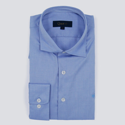 Camisa 100% algodón - Azul claro