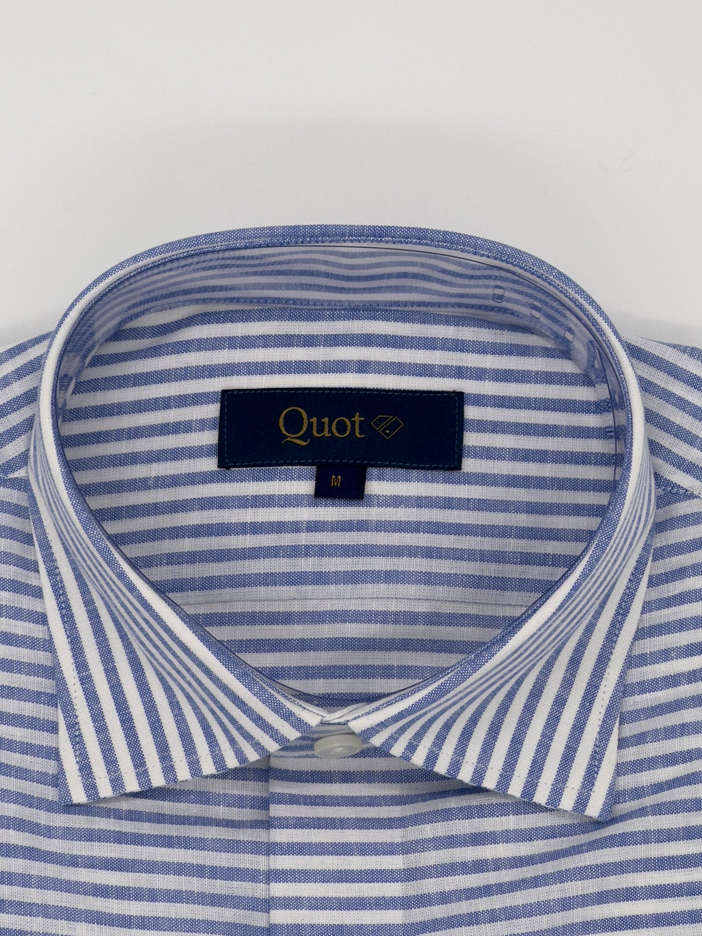 Linen–cotton blend Blue Atlantic Horizon