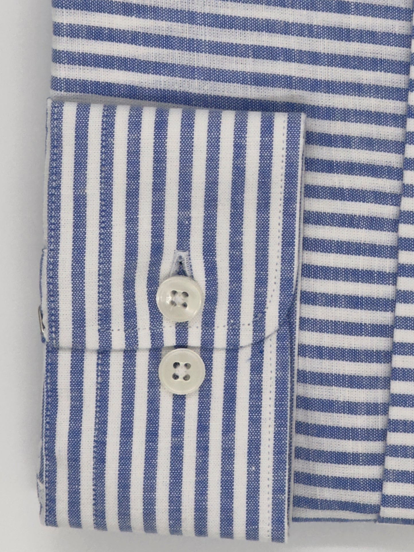 Linen–cotton blend Blue Atlantic Horizon