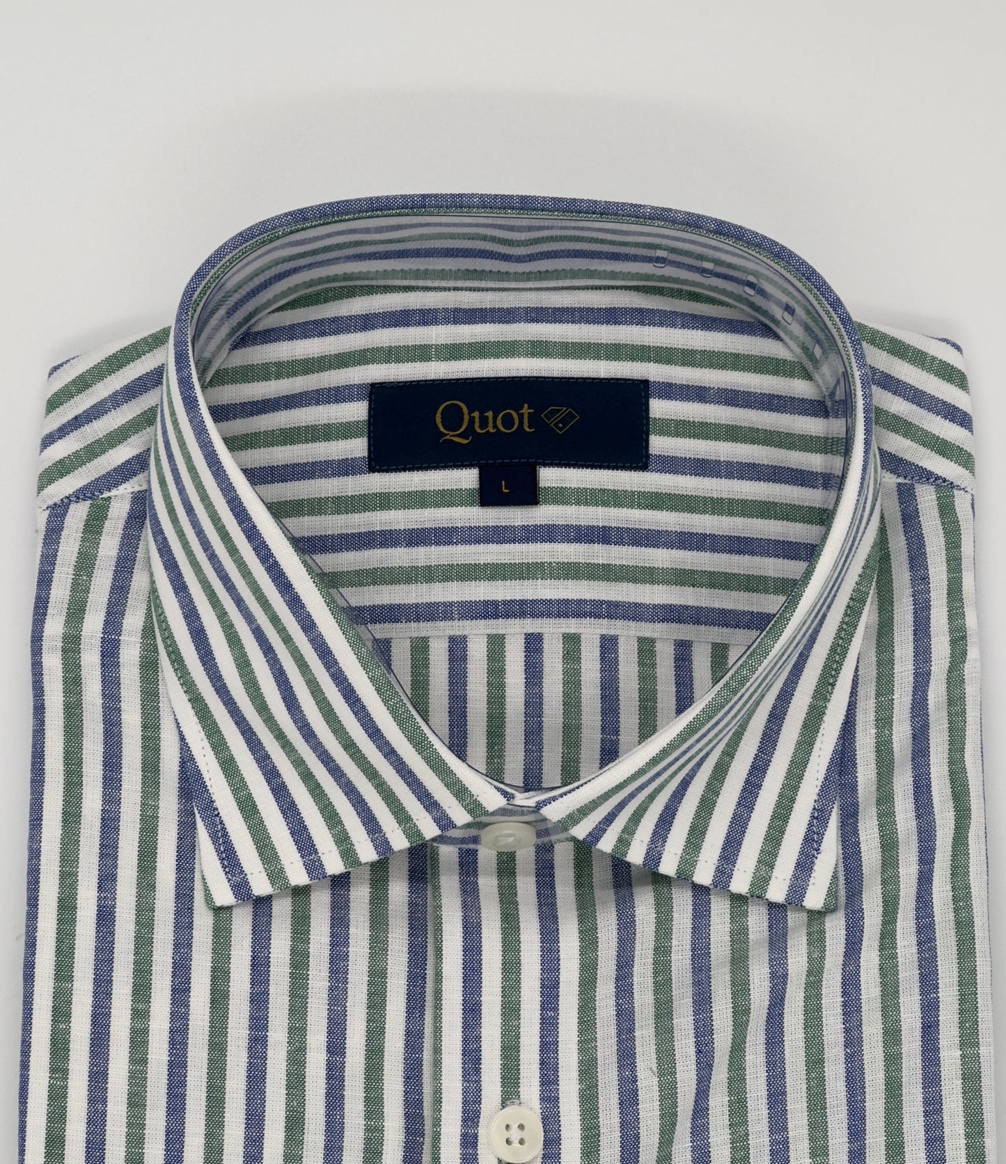 Camisa Linen-Cotton Blend Sea & Pine