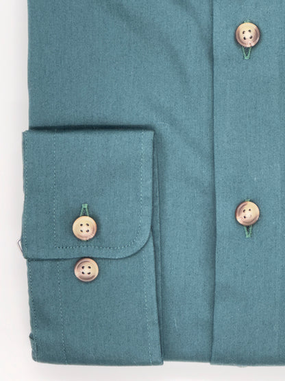 Camisa de Algodón Premium Verde Esmeralda