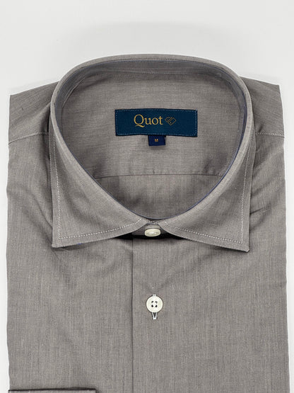 Camisa de Algodón Premium Gris