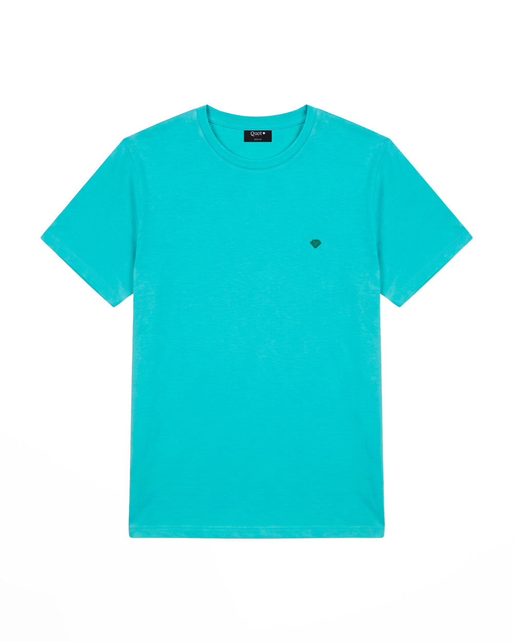Camiseta de Algodón Premium Aguamarina
